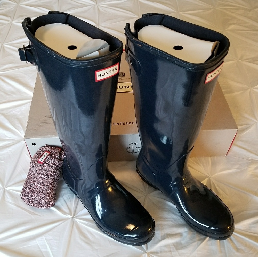 NIB Hunter Rain Boots and Socks